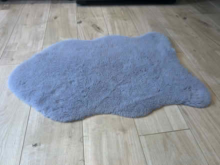 Photo of free Lilac fluffy rug (CT2 8LL) #1
