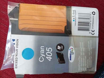 Photo of free Epson ink cartridge Cyan 405 (Halton LA2) #1