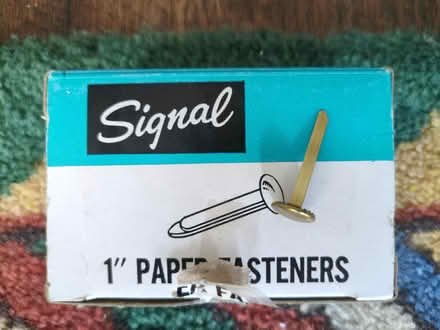Photo of free 1 inch paper fasteners (Midtown Kingston) #1