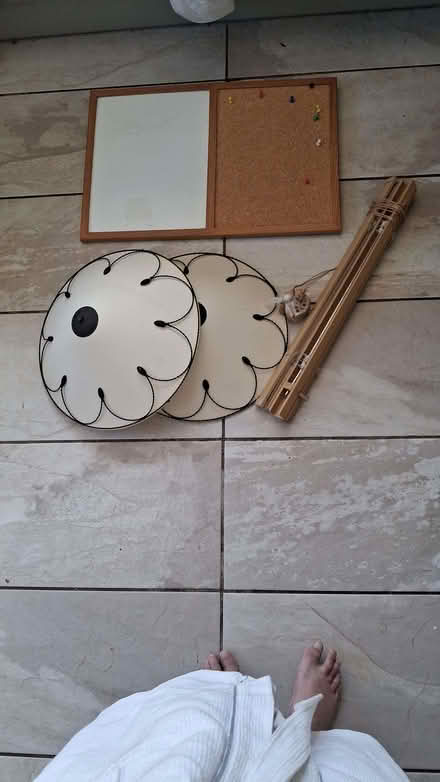 Photo of free Two uplighter lamp shades Post Board (Belmont SM2) #1