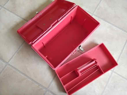 Photo of free Red plastic tool box (Welwyn AL6) #4