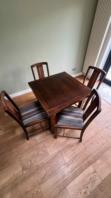 Photo of free Sml extending dining table & chairs (CA4 High Hesket) #1