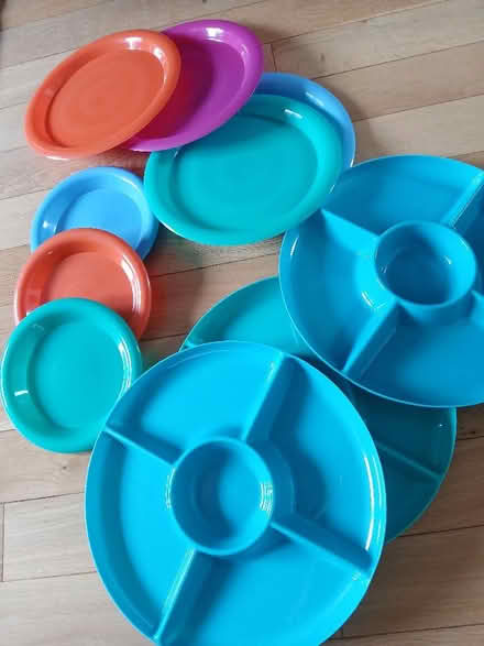 Photo of free Plastic picnic ware. (Parkhead EH11) #1