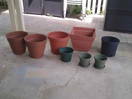 Photo of free Garden pots (near Forest Glen Metro) #1