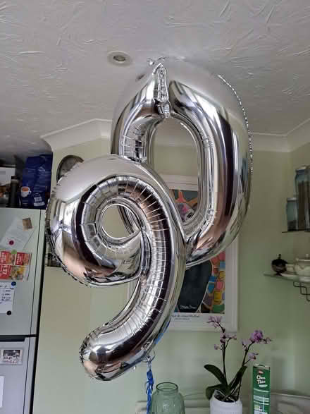 Photo of free Large silver 90 numbers (London Rd, HW HP11) #1