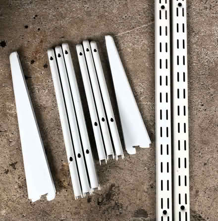 Photo of free Heavy duty modular shelving supports. (Addingham LS29) #2