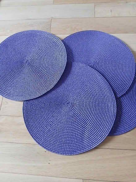 Photo of free 4 glitter purple place mats. (Parkhead EH11) #1
