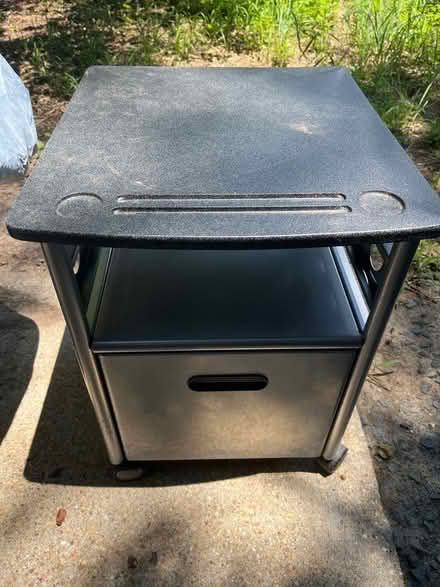 Photo of free Metal filing cabinet on casters (Near Marshall Road School) #1