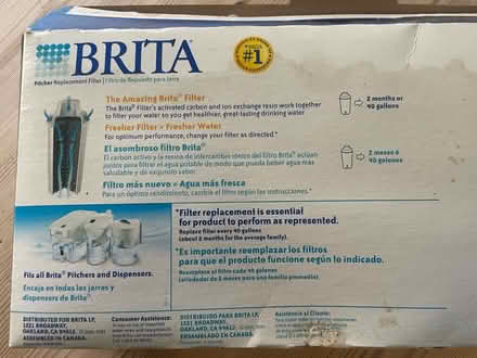 Photo of free Brita water filters- x4 sealed (Horningsea CB25) #3