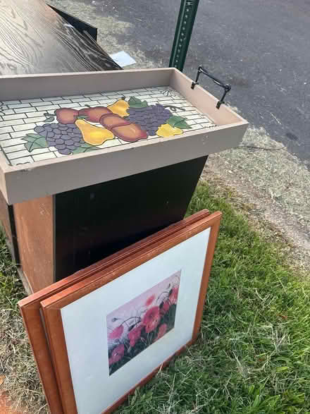 Photo of free Curbalert cabinet,chair,desk,suitc (Washington DC) #4