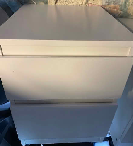 Photo of free 2 White Bedside Cabinets (Oakwood N14) #2