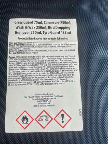 Photo of free Car care pack (Pelaw NE10) #2