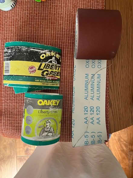 Photo of free Sanding paper rolls (Morden) #1