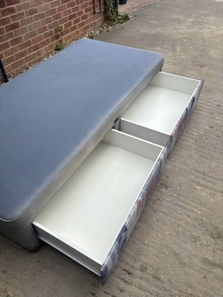Photo of free Single Divan bed base with drawers (Peachcroft OX14) #4