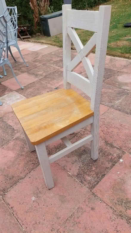 Photo of free Four wooden chairs (Swinford OX29) #2