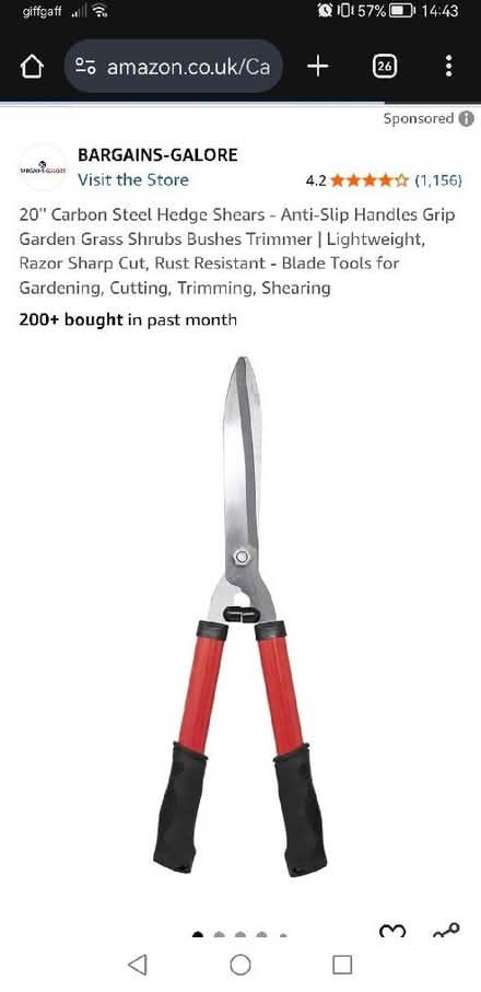 Photo of Garden shears (New Catton NR3) #1