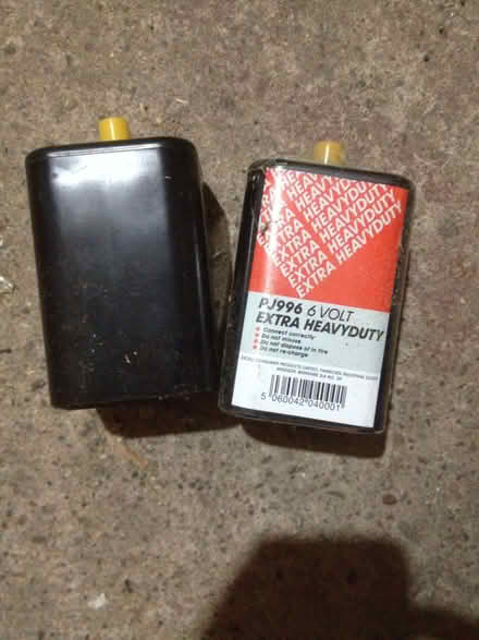 Photo of free 2 large batteries (Quinton B32) #1