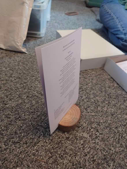 Photo of free 10x wooden card stands (St Agnes, TR5) #2