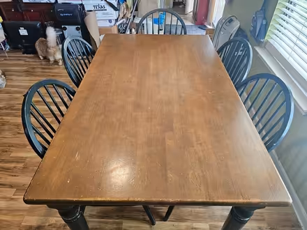 Photo of free Dinning table and 5 chairs (Leander, Bagdad & Hero Way) #3