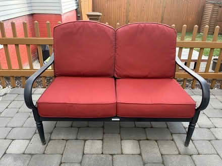 Photo of free Patio Loveseat (Davis Square) #1