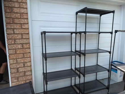 Photo of free Metal and plastic shelves (North West Brampton) #2