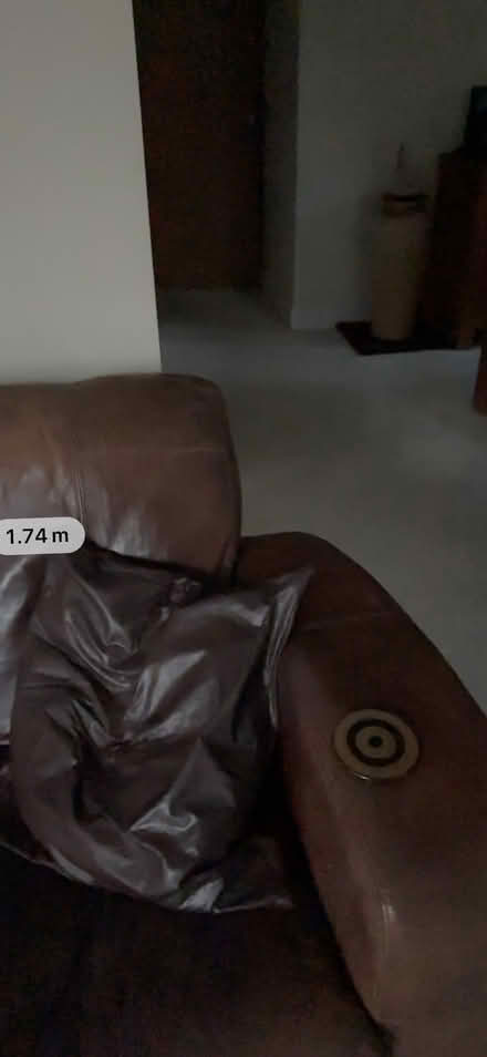 Photo of free Leather Corner sofa (ME20 6SL) #4