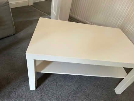 Photo of free IKEA lack white coffee table (ware SG12) #1