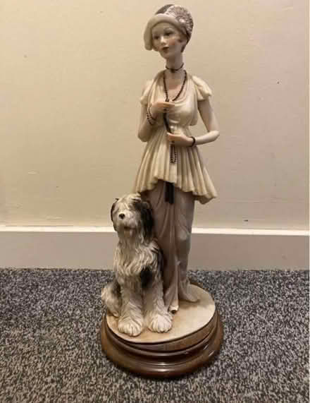 Photo of free Vintage lady with Dog ornament (Jennetts park RG12) #1