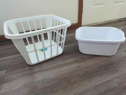 Photo of free Laundry Basket and Dish Tub (Southwest Topeka) #1