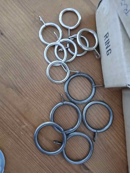 Photo of free Metal Curtain rings (Rydon Park EX2) #2