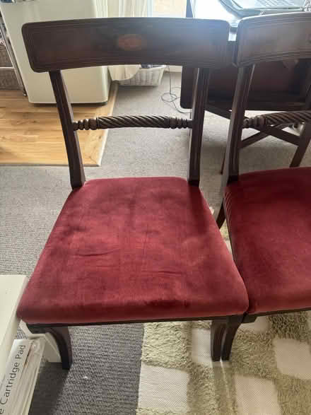 Photo of free 4 dining room chairs (Vauxhall) #4