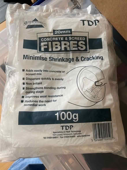 Photo of free Concrete & Screed Fibres - 20mm (Reigate RH2) #1