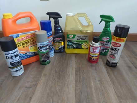 Photo of free Assorted Car Cleaning Stuff + Paint (Southwest Topeka) #1