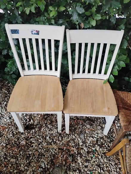 Photo of free Two dining chairs working well (Abingdon OX14) #1