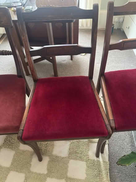 Photo of free 4 dining room chairs (Vauxhall) #2