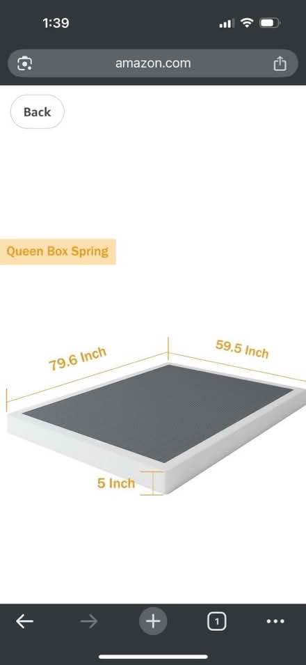 Photo of free Queen Size Box Spring/Mattress Base (Toms River) #3