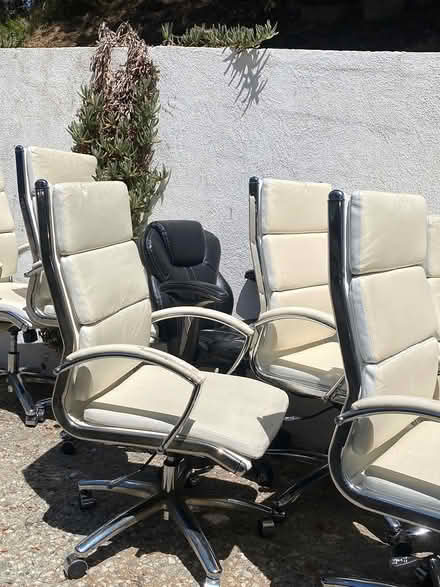 Photo of free 6 office chairs & water dispenser (Tarzana 91356) #1