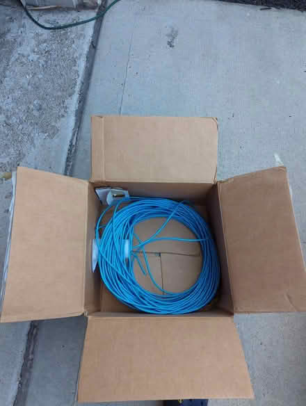 Photo of free Cat 5e cable. About 150 feet (Oswego) #1