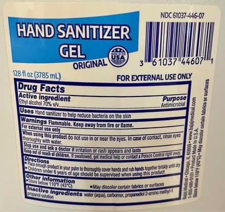 Photo of free Four Gallons of Hand Sanitizer (Stroudsburg) #2