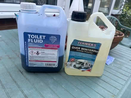 Photo of free Caravan toilet fluid and fenwicks caravan protector (Killinghall HG3) #1