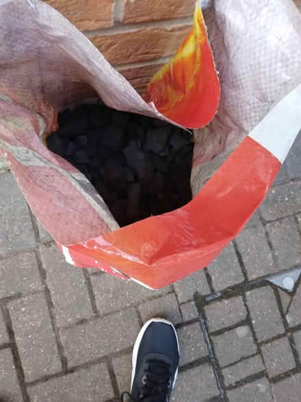 Photo of free 3/4: full bag of bbq charcoal (Wickford) #2
