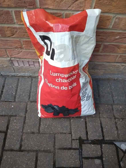 Photo of free 3/4: full bag of bbq charcoal (Wickford) #1