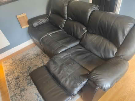 Photo of free 3 seat recliner sofa (Whiteway) #3