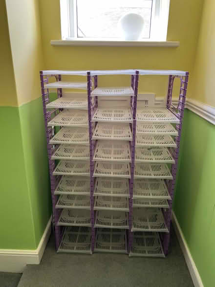 Photo of free Modular shoe rack (Spencers Wood RG7) #1