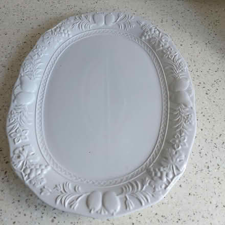 Photo of free Large white China platter (Denmead, Waterlooville) #1