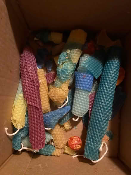 Photo of free Box of old beeswax candles (Ashby & Sacramento) #1