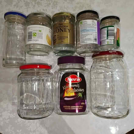 Photo of free Clear glass jars with lids (North Kensington W11) #1
