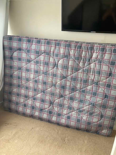 Photo of free Double mattress & glass top garden table (Top Amersham HP6) #2