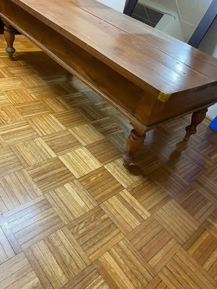 Photo of free Teak wooden coffee table (Hurstville) #2