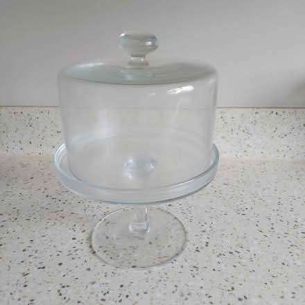 Photo of free Glass lidded cake stand (Denmead, Waterlooville) #1